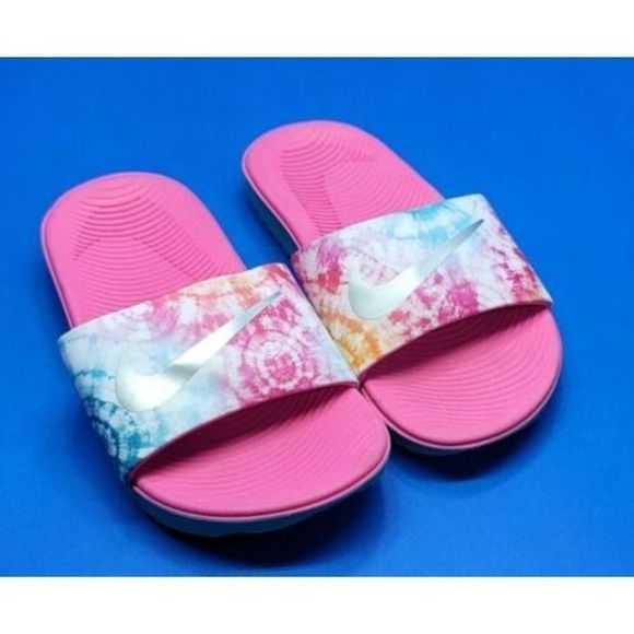 Nike‎ Pink Tie Dye Slides C19919-600 Size 11c - Picture 1 of 7